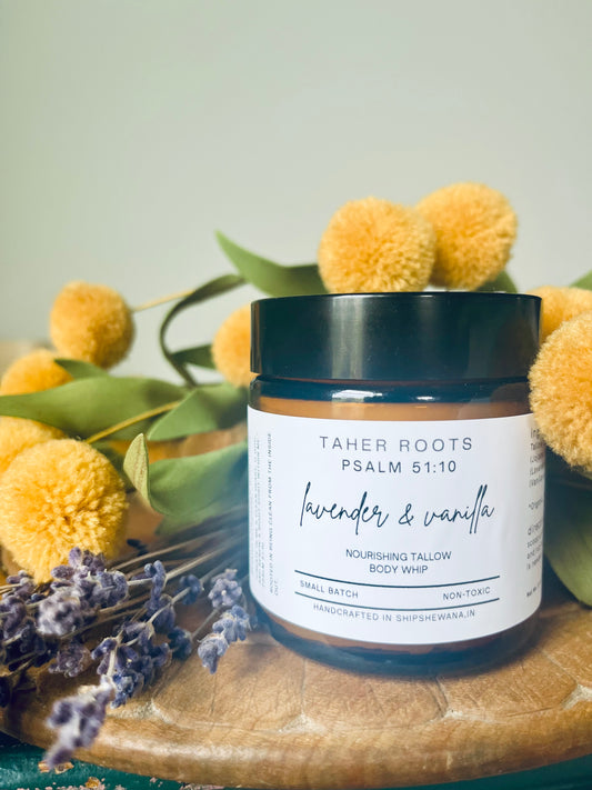 Lavender and Vanilla Whipped Tallow