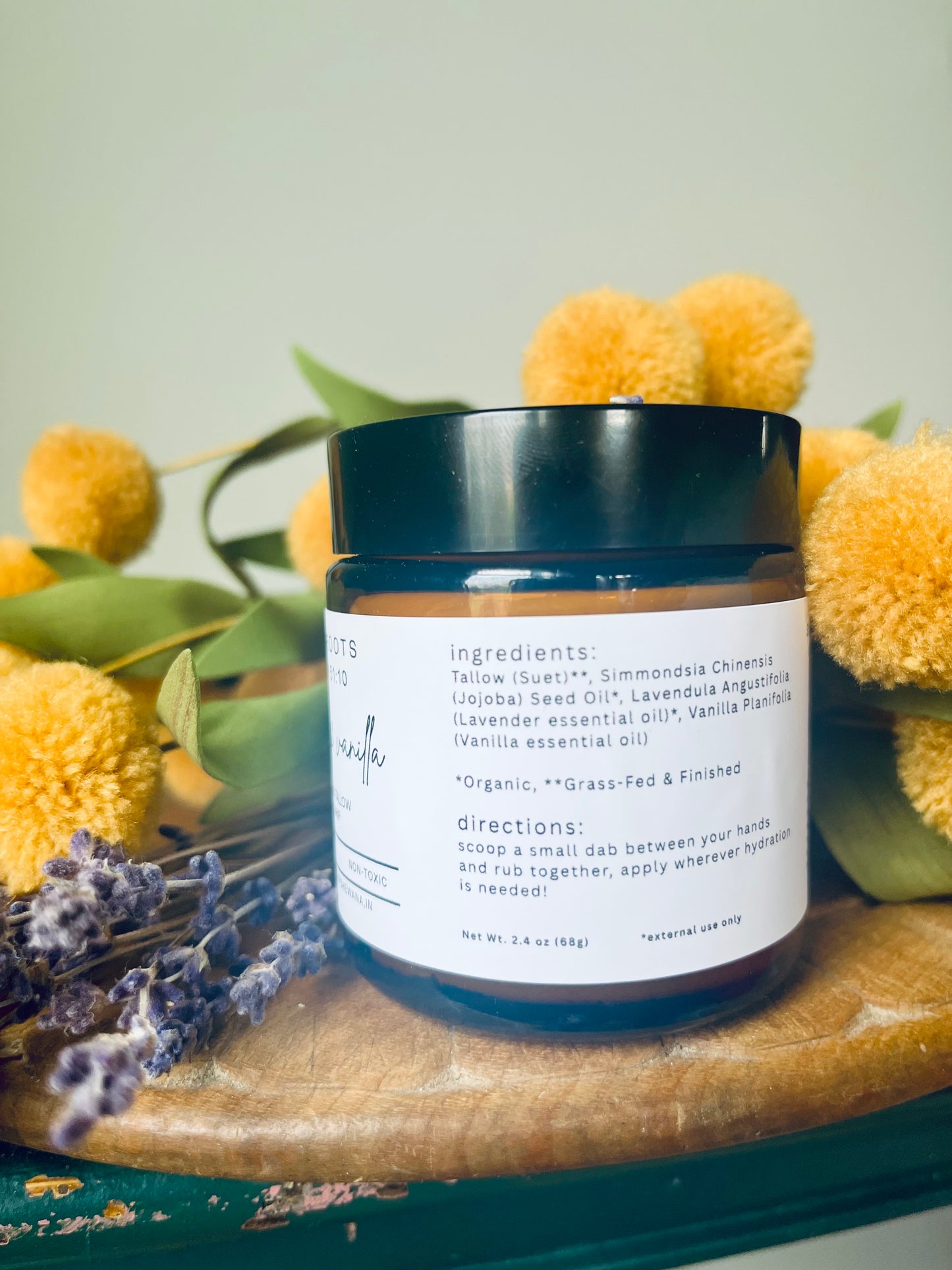 Lavender and Vanilla Whipped Tallow